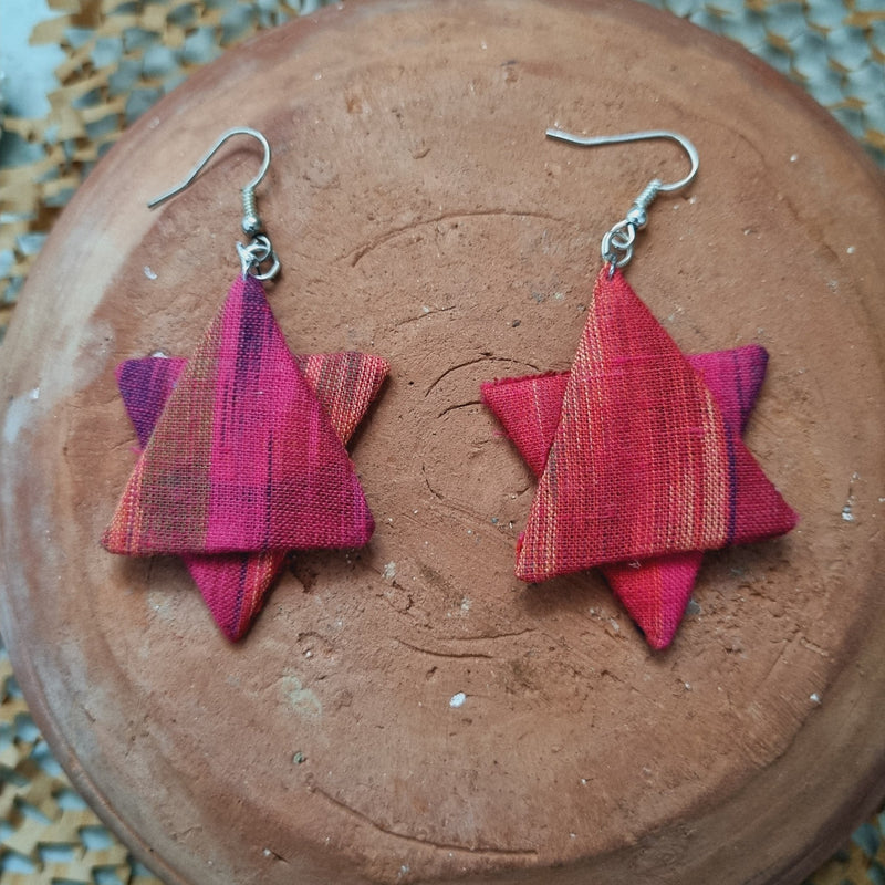 Beetal - Upcycled Fabric Earrings | Handcrafted by Artisans | Verified Sustainable Womens earrings on Brown Living™
