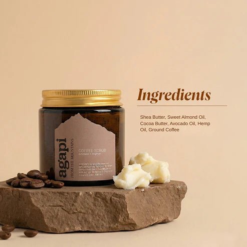 Bermiok Coffee Scrub- 100g – Body Scrub on Brown Living™. SKU: BCCS-01. Img 4.