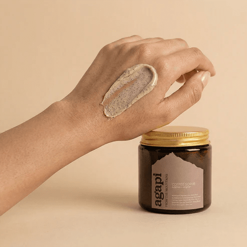 Bermiok Coffee Scrub- 100g – Body Scrub on Brown Living™. SKU: BCCS-01. Img 2.