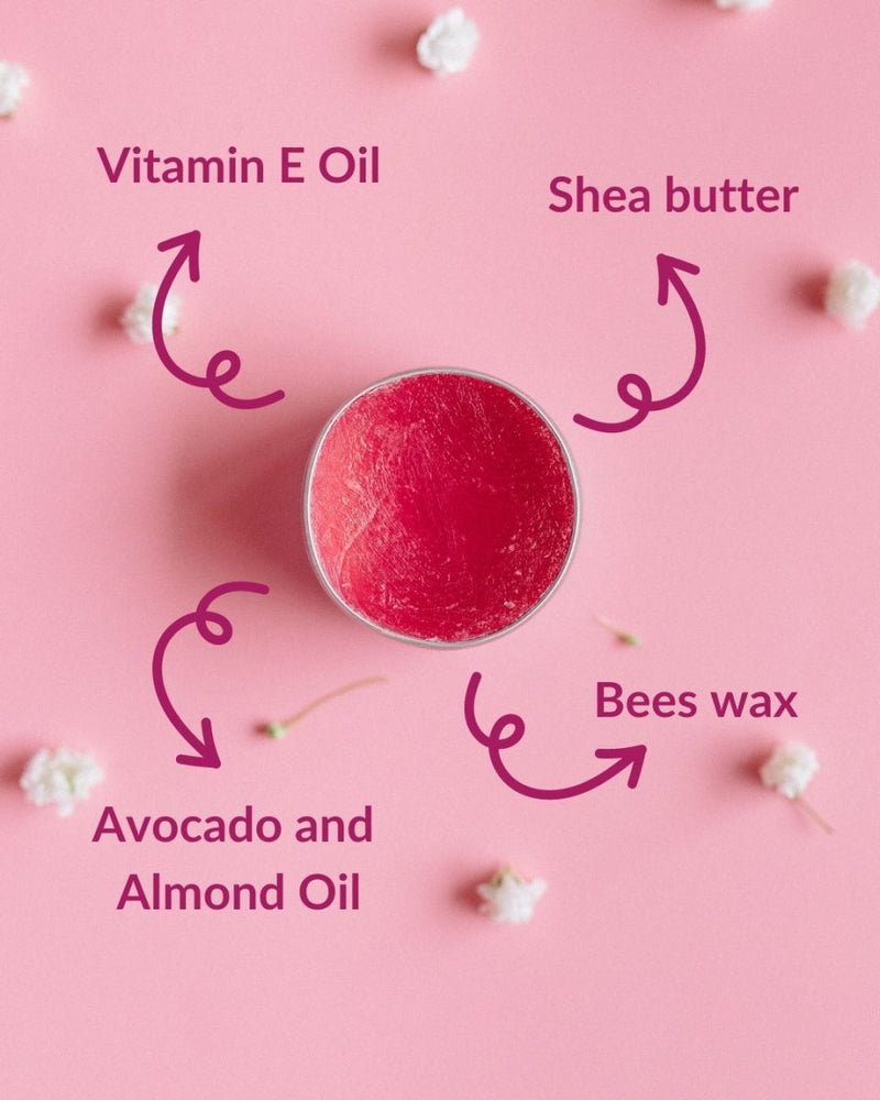 Berry Bliss - Strawberry Lip Balm Butter 15 G | Verified Sustainable by Brown Living™