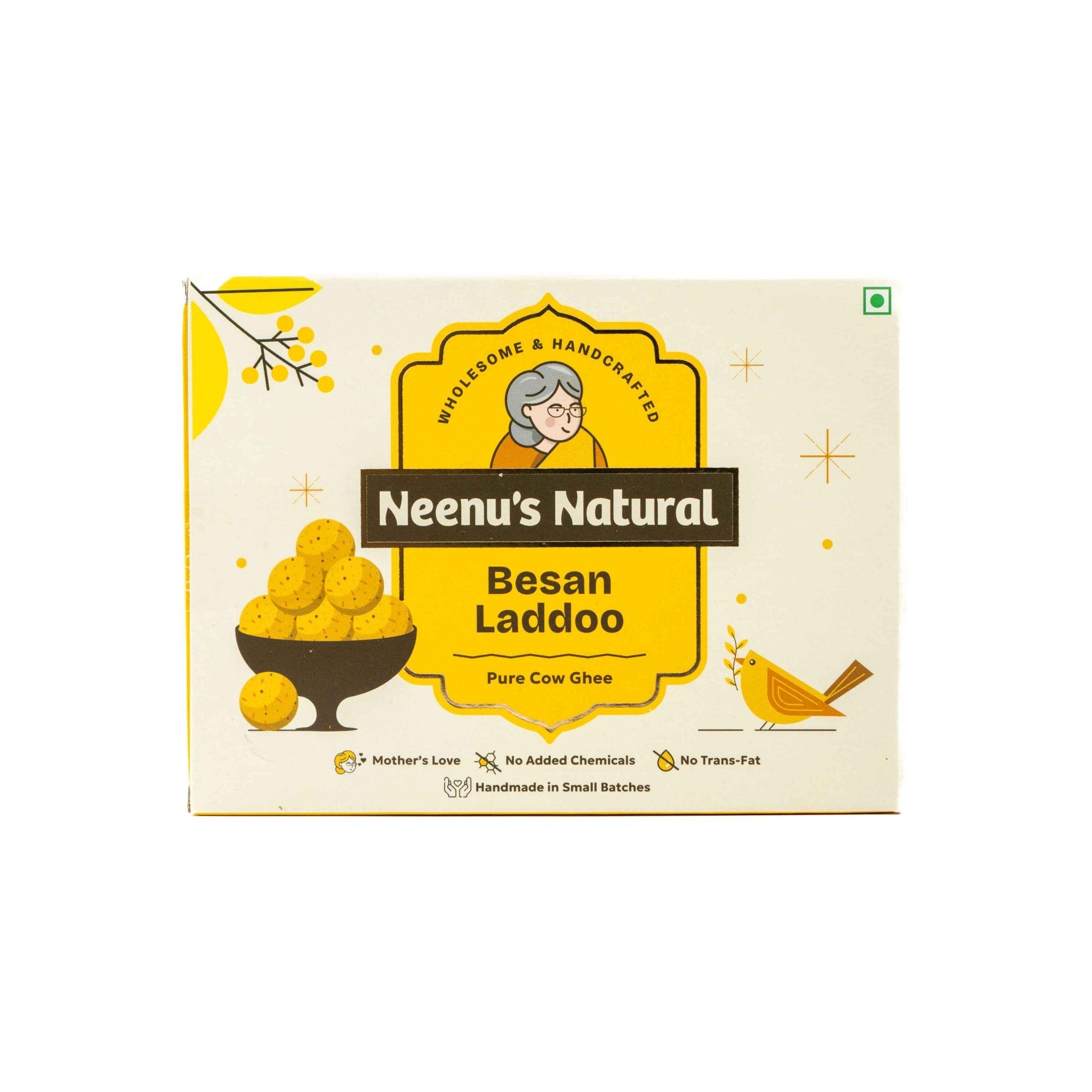 Besan Laddoo | Traditional Handmade Gram Flour Ladoo – Sweets on Brown Living™. SKU: NN_19. Img 3.