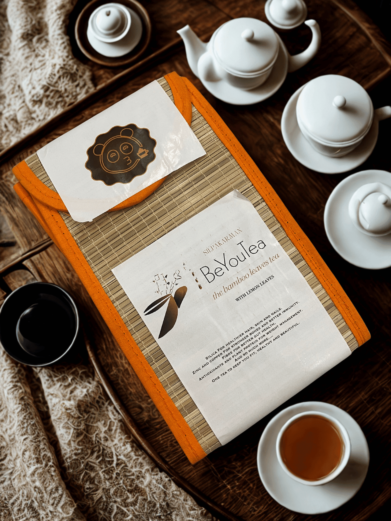 BeYouTea Bamboo Leaves Tea – Herbal Infusion for Natural Wellness – Tea on Brown Living™. SKU: SK-BYT-BT-01-LB. Img 9.