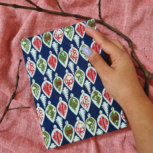 Bhaagh - Upcycled Fabric Handloom Journal-Hard-Bound | Verified Sustainable Notebooks & Notepads on Brown Living™