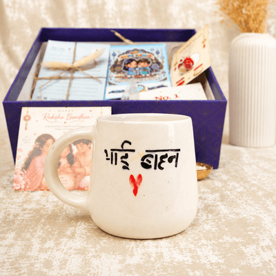 Bhai Behan Nazar Raksha Hamper | Handcrafted Raksha Bandhan Gift Box – Gift Hampers on Brown Living™. SKU: RKH-4. Img 5.