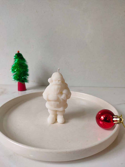 Big Santa Claus Candles – Set of 2 | Festive Christmas Decor – Candles & Fragrances on Brown Living™. SKU: BPSC002. Img 2.