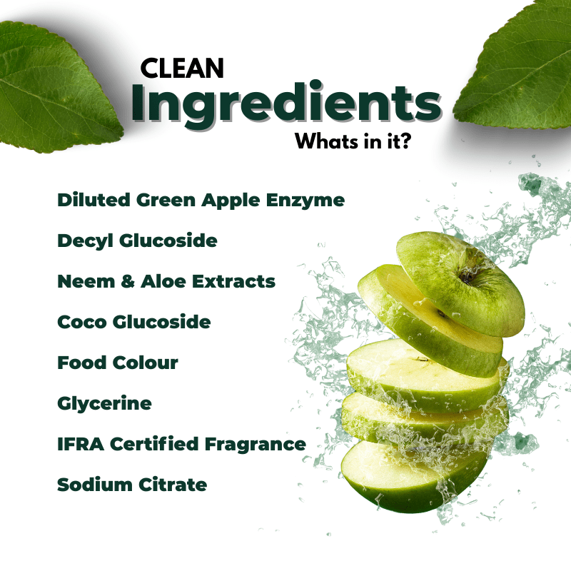 Bio Enzyme Based All Surface Cleaner | Concentrated – Cleaning Products by Miracle Enzyme available on Brown Living™. . SKU: MED1. Img 3.