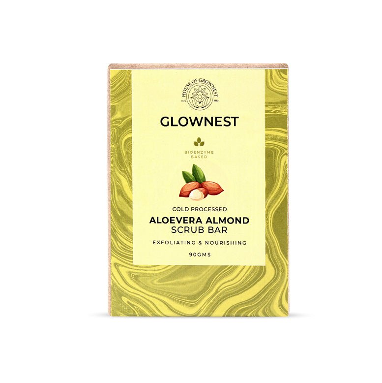 Bio Enzyme Based Aloevera Almond Scrub Bar | Verified Sustainable by Brown Living™