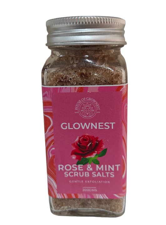 Bio Enzyme Based Rose & Mint Scrub Salt | Verified Sustainable Bath Salt on Brown Living™