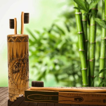 Biodegradable Bamboo Tooth Brush for Kids | Verified Sustainable by Brown Living™