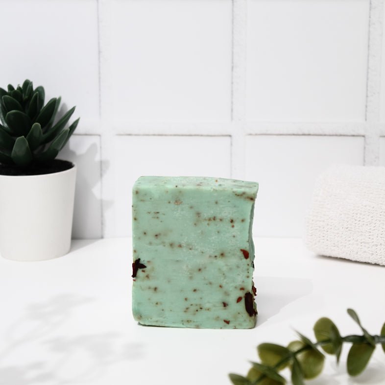 Bioenzyme Based Rose & Mint Bath Bar | Verified Sustainable Body Soap on Brown Living™