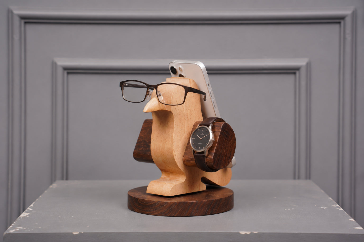 Bird Mobile Stand | Wooden Phone Holder | Eco - Friendly Desk Stand – Desk Organizers on Brown Living™. SKU: BMO. Img 1.