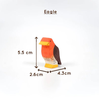 Birds Wooden Figurine Set – Neem Wood Montessori Toys – Wooden Toys on Brown Living™. SKU: allbird. Img 8.