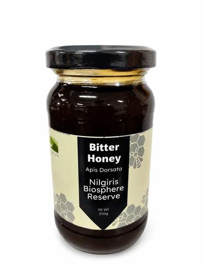 Bitter Honey – Raw & Pure | Apis dorsata Wild Forest Honey – Honey & Syrups on Brown Living™. SKU: APPCL-004. Img 1.