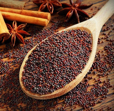 Black Mustard Seeds – Premium Whole Spice for Cooking & Tempering – Seasonings & Spices on Brown Living™. SKU: 00D. Img 4.