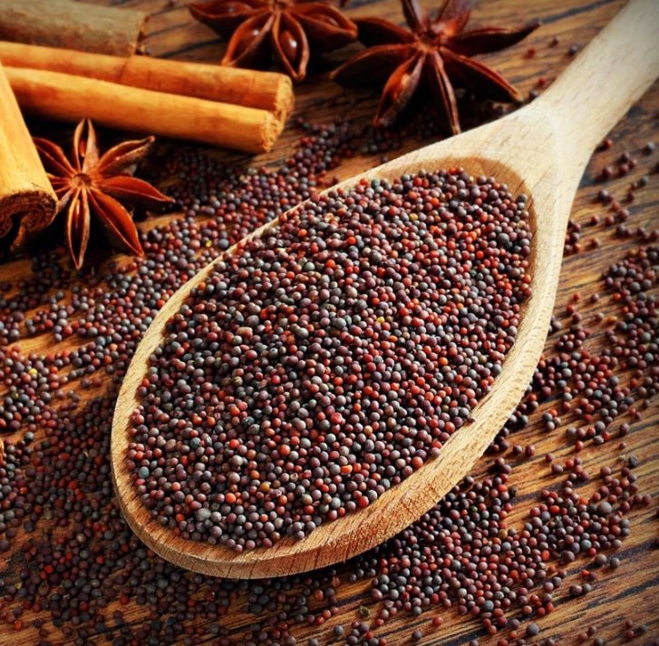 Black Mustard Seeds – Premium Whole Spice for Cooking & Tempering – Seasonings & Spices on Brown Living™. SKU: 00D. Img 4.