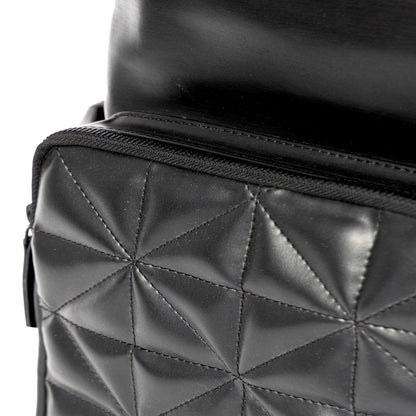 Black Noir Vegan Leather Bagpack – Backpacks on Brown Living™. SKU: BPGH2025 - 4001. Img 7.