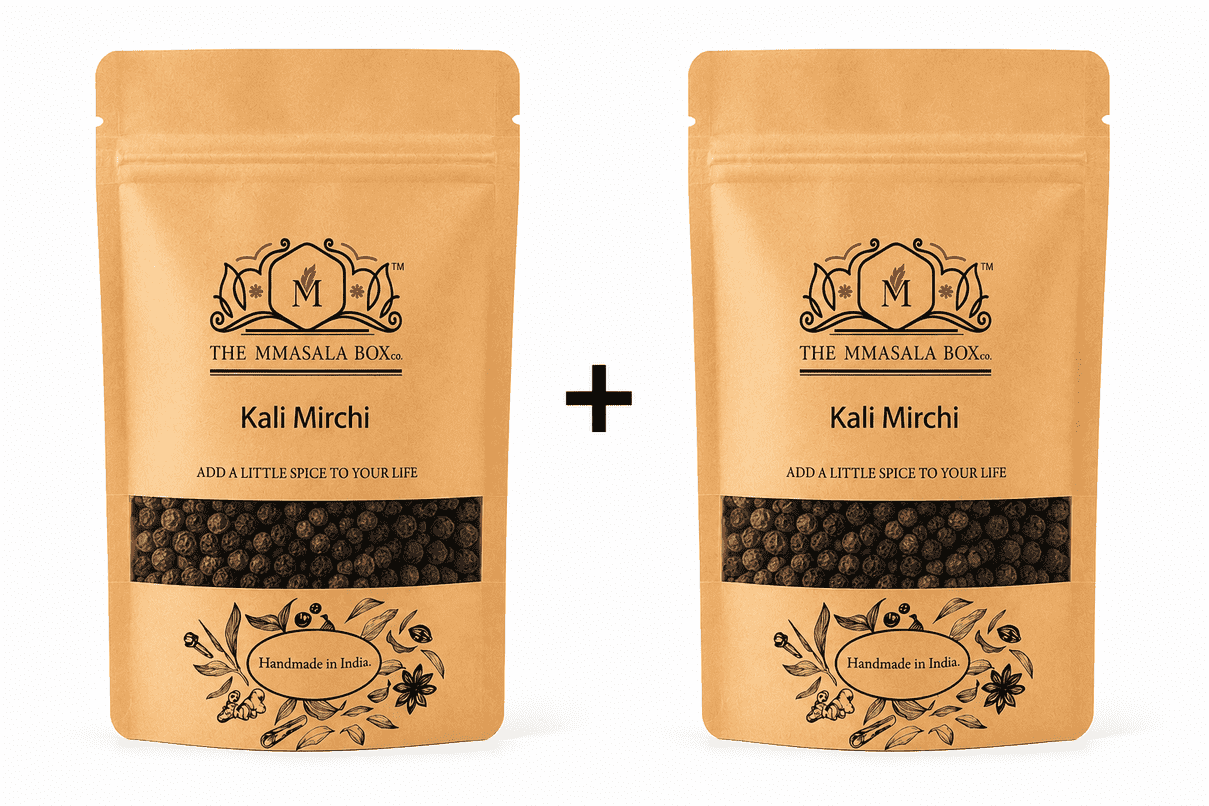 Black Pepper Whole – Premium Kali Mirch for Fresh (Pack of 2) – Seasonings & Spices on Brown Living™. SKU: 00E. Img 5.