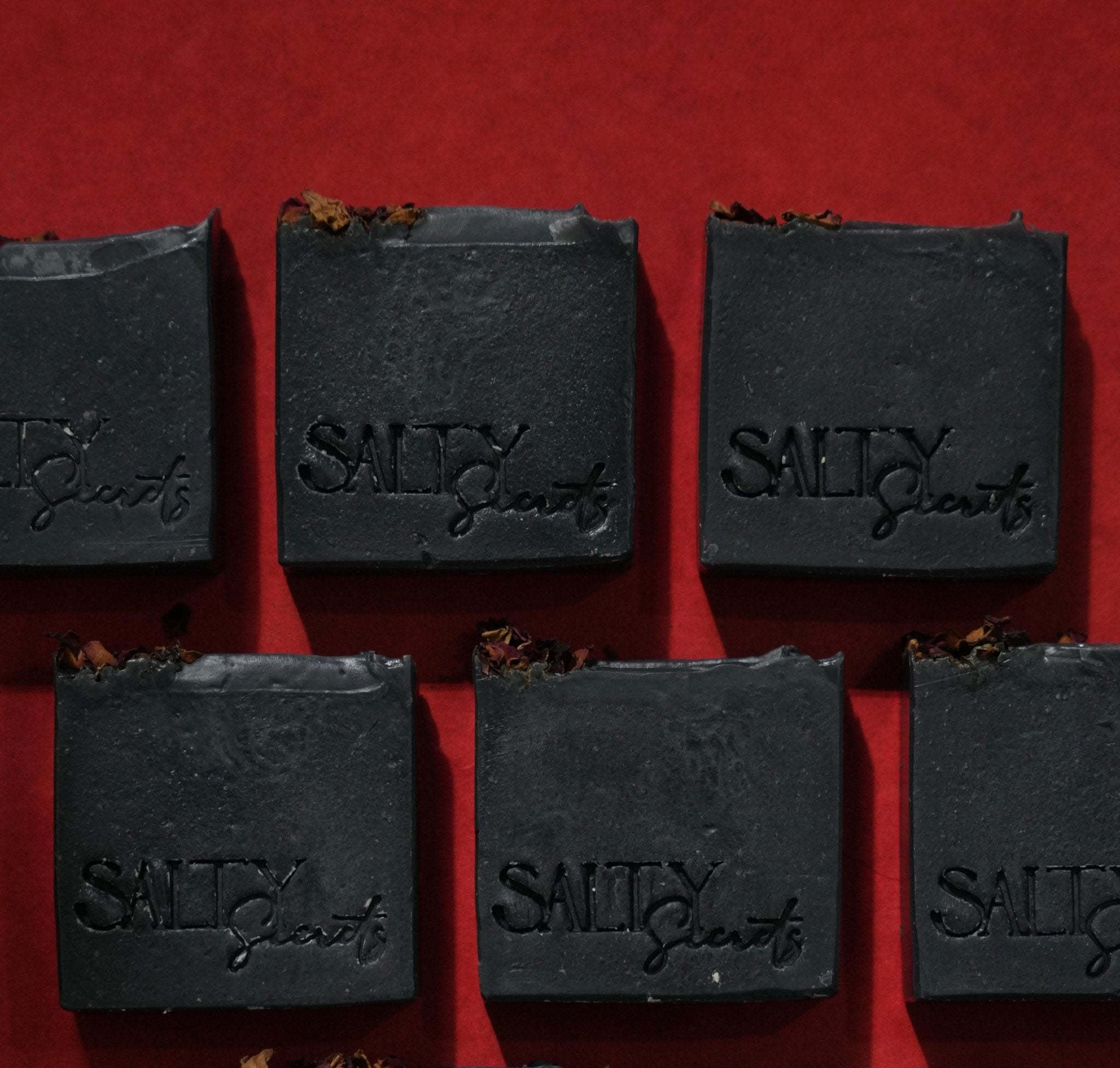 Black Rose Bar Soap | Handmade Scented Bath Soap for Luxurious Care – Body Soap on Brown Living™. SKU: SLTYSECRT-05. Img 1.