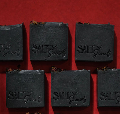 Black Rose Bar Soap | Handmade Scented Bath Soap for Luxurious Care – Body Soap on Brown Living™. SKU: SLTYSECRT-05. Img 1.