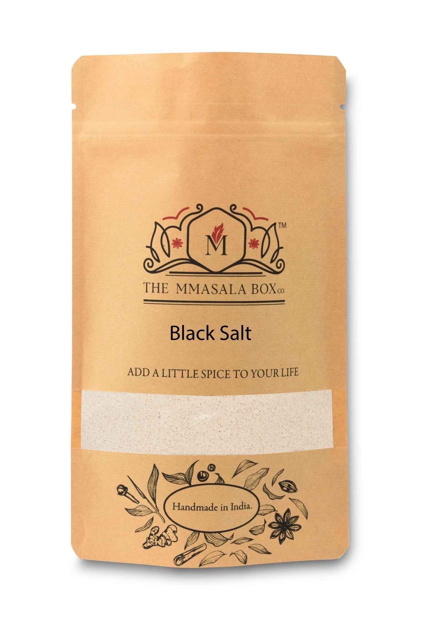 Black Salt (Kala Namak) – Mineral - Rich Seasoning for Indian Dishes – Seasonings & Spices on Brown Living™. SKU: 00F. Img 1.