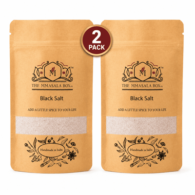 Black Salt (Kala Namak) – Mineral-Rich Seasoning | Pack of 2 – Seasonings & Spices on Brown Living™. SKU: 00F. Img 5.