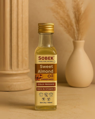 Black Seed Kalonji Cold Pressed Oil 100 ml – Hair Oil by Sobek Naturals available on Brown Living™. Almond Oil . SKU: SOB - OIL - 4. Img 11.