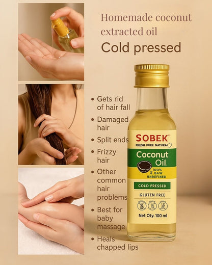 Black Seed Kalonji Cold Pressed Oil 100 ml – Hair Oil by Sobek Naturals available on Brown Living™. Coconut Oil . SKU: SOB - OIL - 2. Img 10.