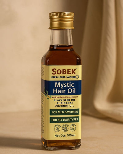 Black Seed Kalonji Cold Pressed Oil 100 ml – Hair Oil by Sobek Naturals available on Brown Living™. Mystic Oil . SKU: SOB - OIL - 1. Img 6.