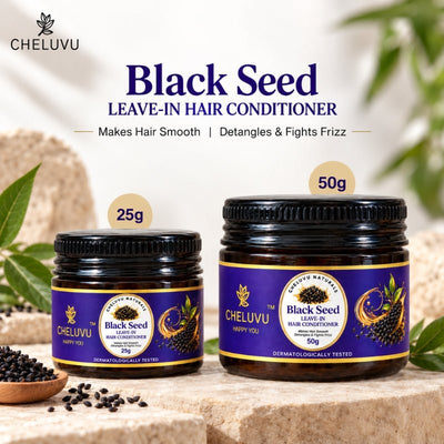 Black Seed Leave-In Hair Conditioner for Frizz Control – Hair Conditioner on Brown Living™. SKU: CH-0150. Img 9.