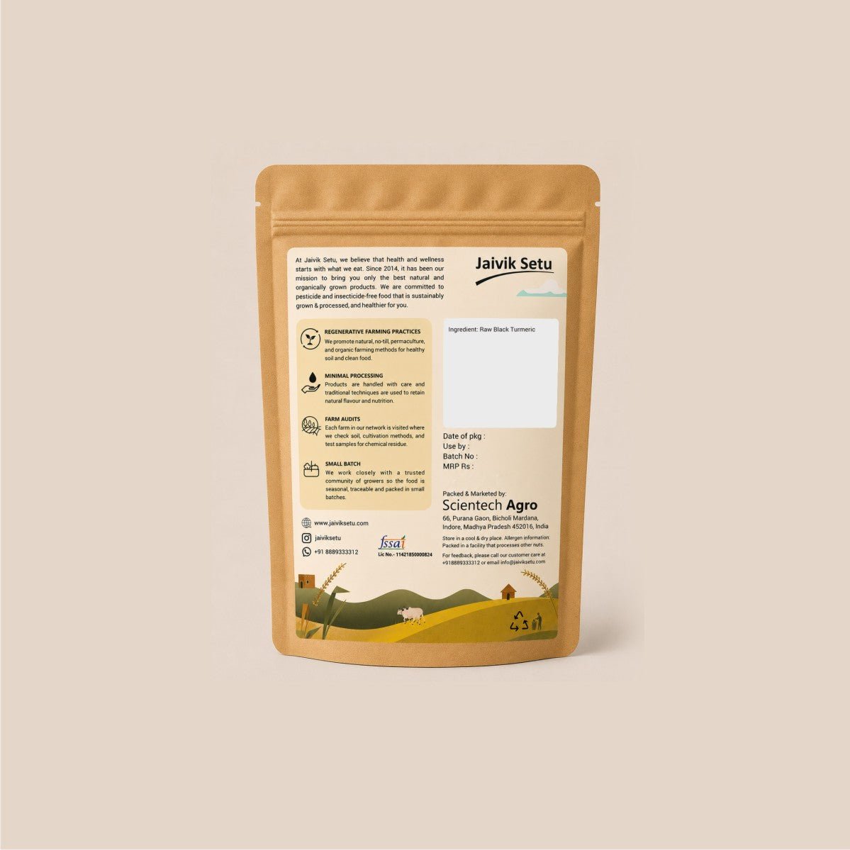Black Turmeric Powder 100g | Natural Herbal Turmeric Powder – Seasonings & Spices on Brown Living™. SKU: BTJS. Img 2.