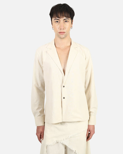 Blazer Shirt – Smart Tailored Shirt with Modern Blazer-Inspired Style – Womens Shirt on Brown Living™. SKU: ACB2026013. Img 4.