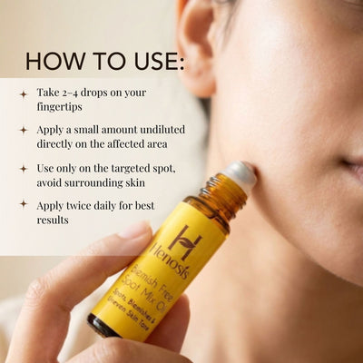 Blemish Control Spot Oil | Targeted Treatment for Clear Skin – After Shave Mist on Brown Living™. SKU: HEN-SPOT-001. Img 3.