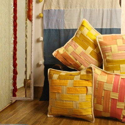 Bloom Pillow Covers (Set of 4) | Floral Home Décor Cushion Covers – Covers & Inserts on Brown Living™. SKU: PC101. Img 8.
