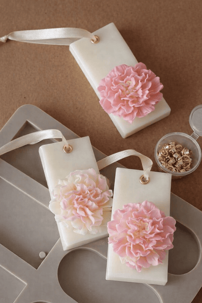 Bloom Wax Fragrance Tablets | Set of 2 Handcrafted Scented Wax Tablets – Candles & Fragrances on Brown Living™. SKU: LUSH_0055. Img 1.