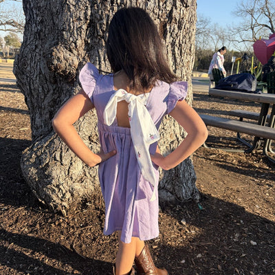 Bloomtie Cotton Dress for Kids | Comfortable Everyday Wear – Kids Frocks & Dresses on Brown Living™. SKU: SS-01-0001-6-12MN. Img 7.