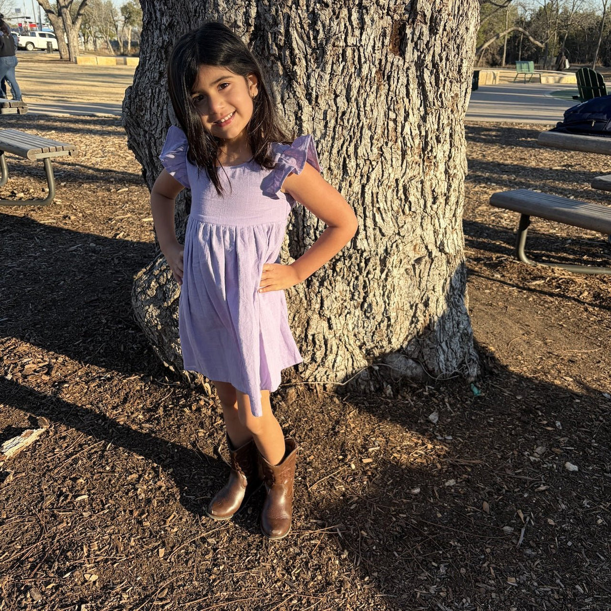 Bloomtie Cotton Dress for Kids | Comfortable Everyday Wear – Kids Frocks & Dresses on Brown Living™. SKU: SS-01-0001-6-12MN. Img 6.