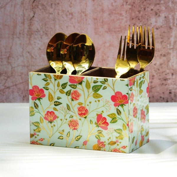 Blossom MDF Cutlery Holder | Verified Sustainable by Brown Living™