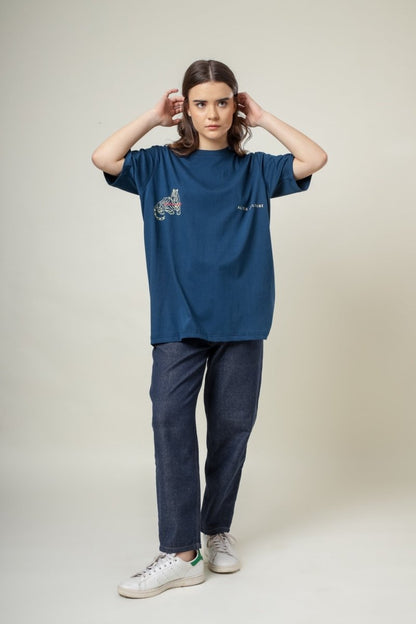 Blue Alter Culture Organic Cotton T-Shirt | Verified Sustainable by Brown Living™