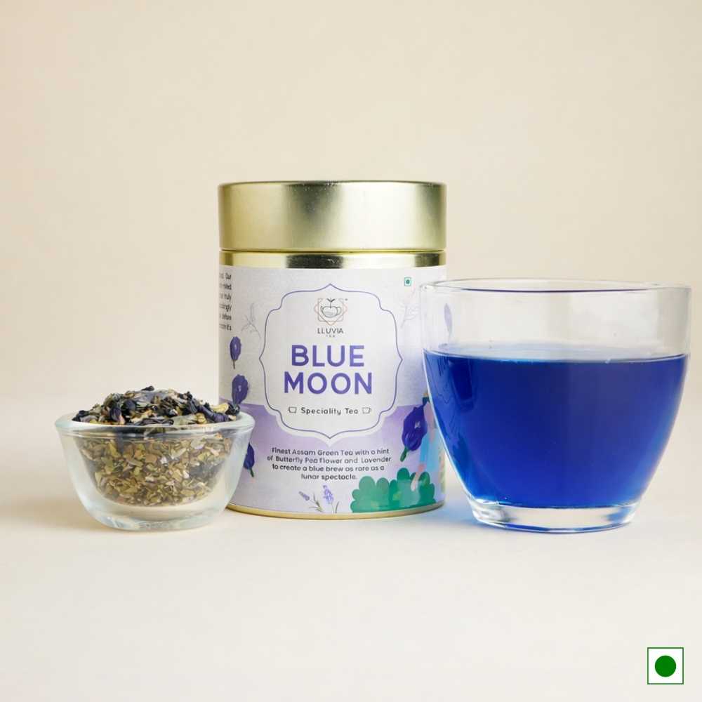 Blue Moon Butterfly Pea & Lavender Tea – Liver Detox & Digestion– 50g – Tea on Brown Living™. SKU: BMTin50New. Img 8.