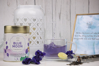 Blue Moon Tea with Lavender - Liver Detox, Improves Digestion & Destress - 50g | Verified Sustainable by Brown Living™