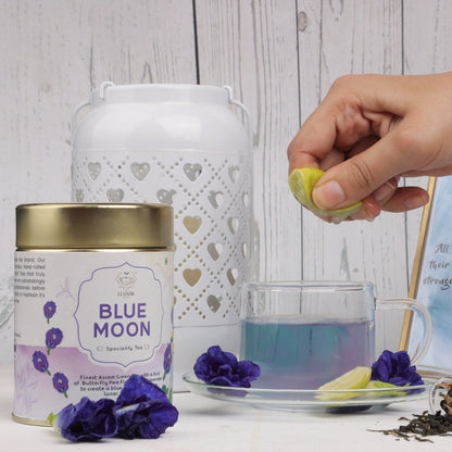 Blue Moon Tea with Lavender - Liver Detox, Improves Digestion & Destress - 50g | Verified Sustainable by Brown Living™