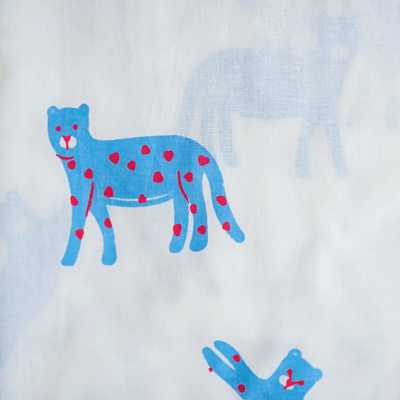 Blue Panther - Unisex Kids Cotton Nightwear – Kids Pyjamas on Brown Living™. SKU: MITHNW-028-1. Img 5.