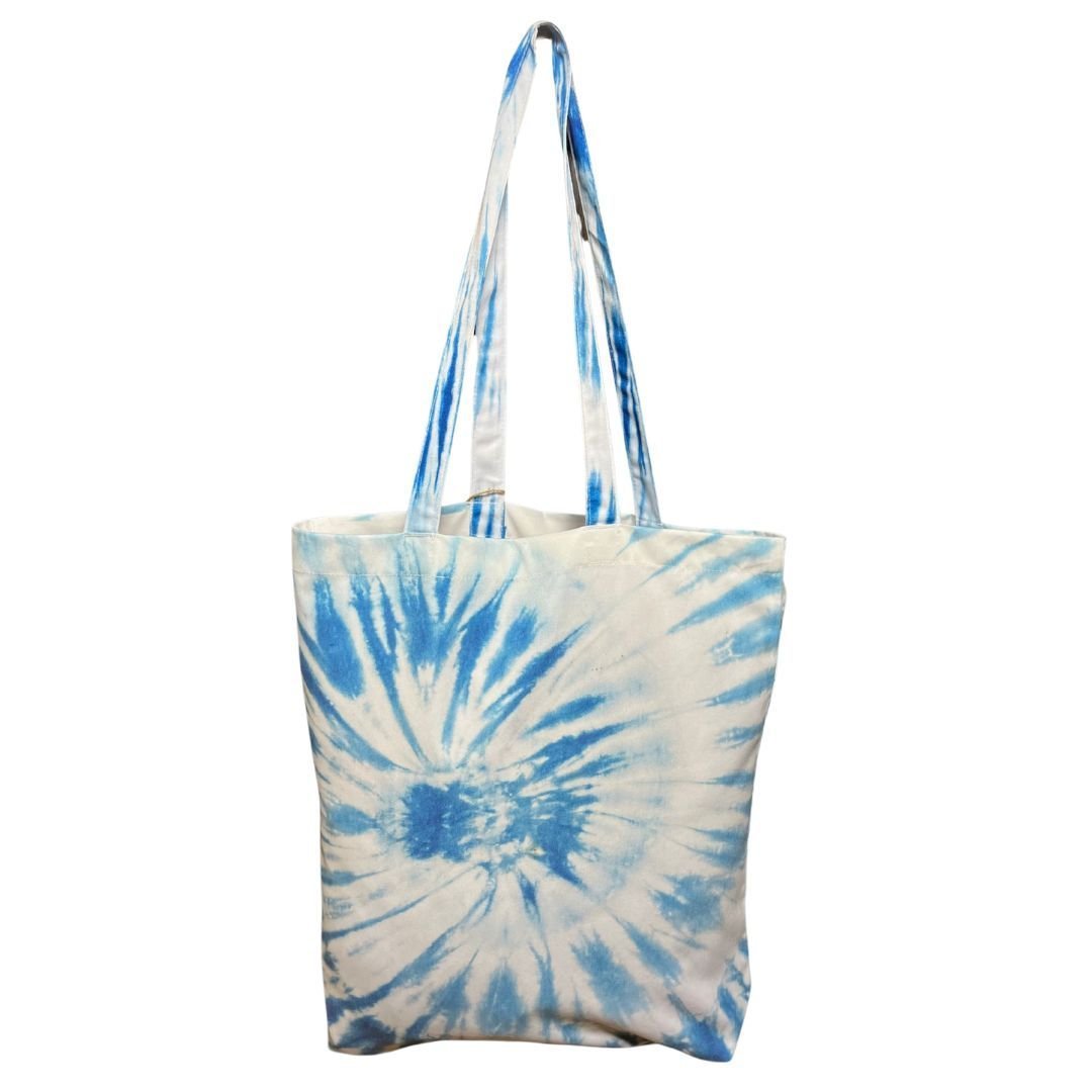 Blue Tie - Dye Tote Bag | Verified Sustainable by Brown Living™