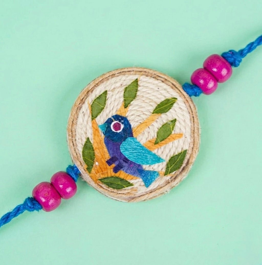 Bluebird Plantable Rakhi – Rakhi on Brown Living™. SKU: GRERA05. Img 2.