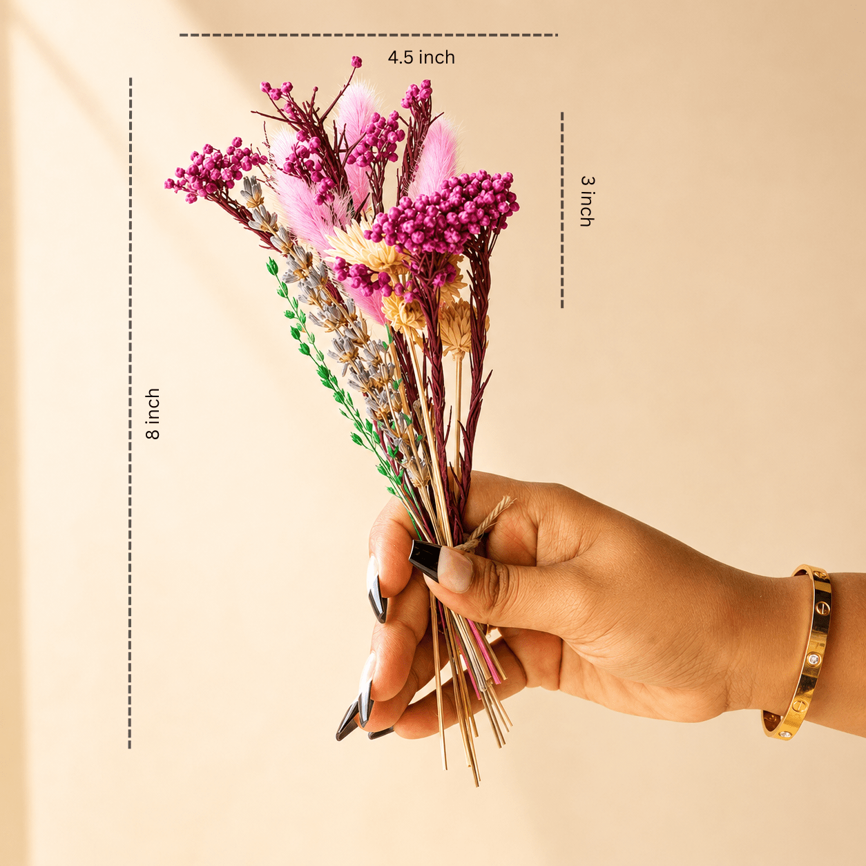 Blush Bloom Floral Vase | Pink Decorative Flower Vase – Vases on Brown Living™. SKU: V-403. Img 4.