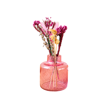 Blush Bloom Floral Vase | Pink Decorative Flower Vase – Vases on Brown Living™. SKU: V-403. Img 1.
