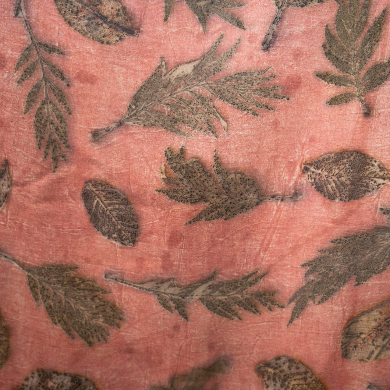 Blush Eri Silk Scarf – Handcrafted Natural Silk Stole – Womens Scarf on Brown Living™. SKU: scarfblush. Img 5.