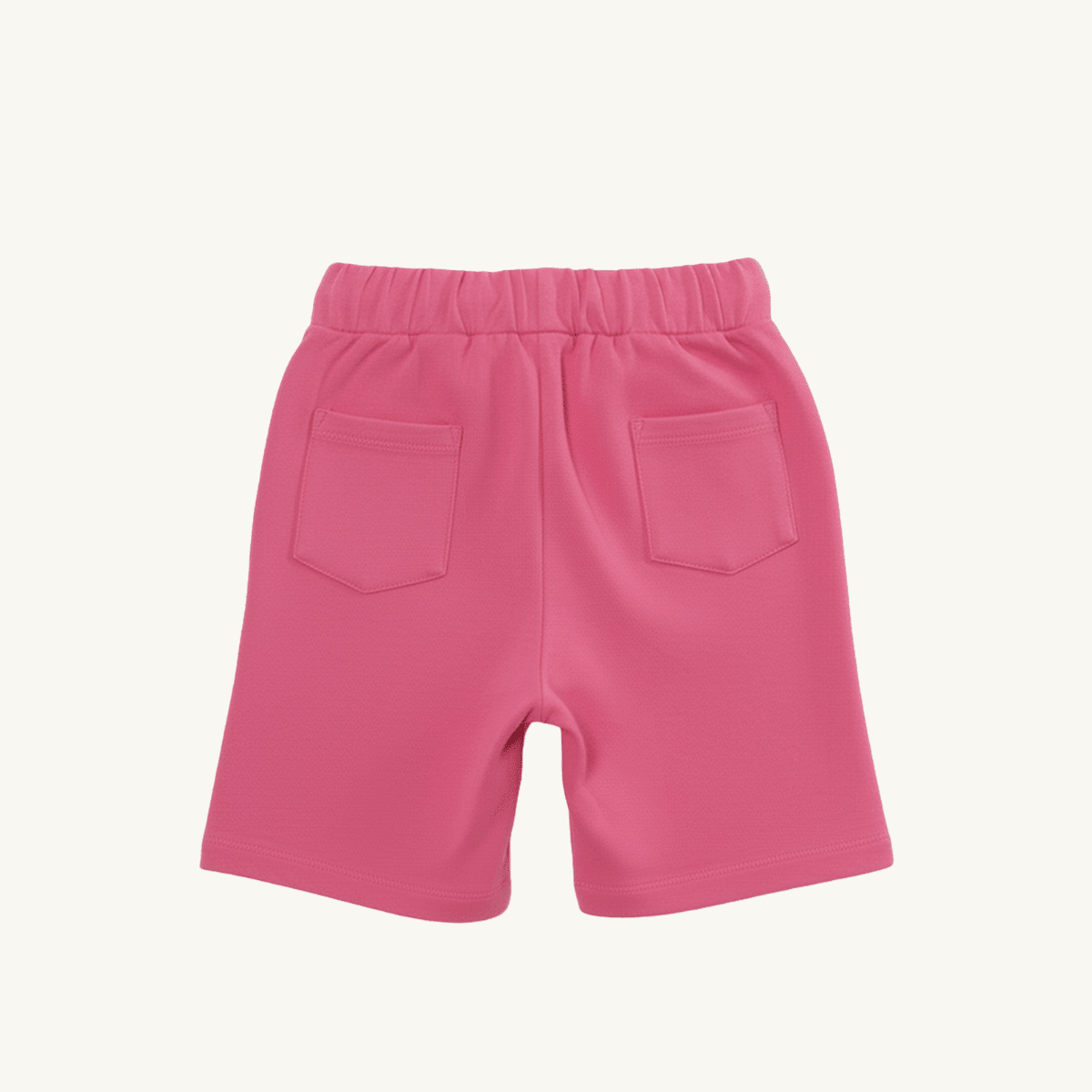 Blush Fizz Cotton Shorts | 100% Cotton, Dye-Free & Skin Friendly – Kids Shorts on Brown Living™. SKU: SH01A-2-4Y. Img 2.