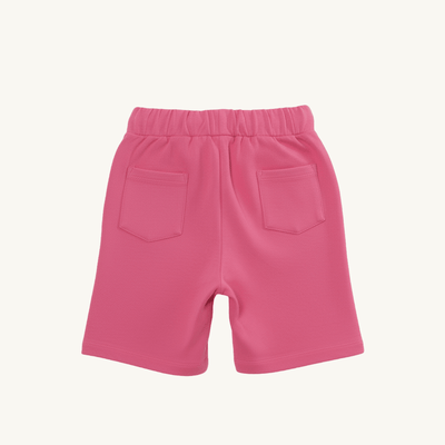 Blush Fizz Cotton Shorts | 100% Cotton, Dye-Free & Skin Friendly – Kids Shorts on Brown Living™. SKU: SH01A-2-4Y. Img 2.