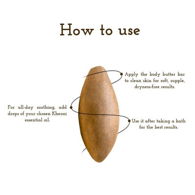 Body Butter Bar | Natural Moisturizer for Dry Skin – Lotions & Moisturizers on Brown Living™. SKU: KHKKBB-001. Img 4.